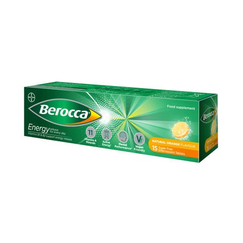 Berocca Orange Effervescent Tablets